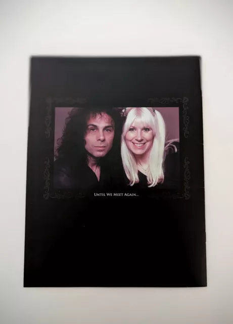 Rare Ronnie James Dio Funeral Program - 2010 EX+ Rainbow Ozzy Elf Black Sabbath