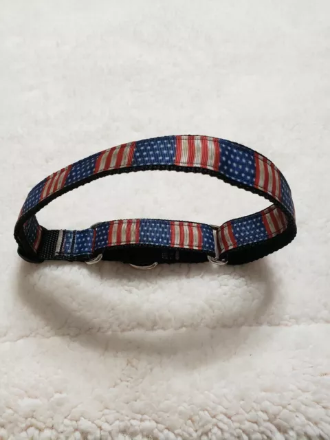 Collier martingale à thème Omies grand/xlarge sécurité « DRAPEAU AMÉRICAIN » 18-31 » États-Unis