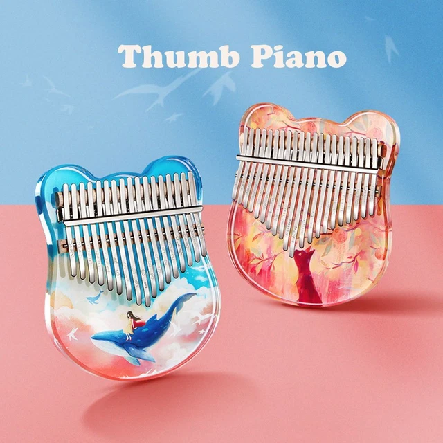 Nice Sound Doigt Clavier Kalimba 17/21 Clés Piano à pouce Oreille d'ours