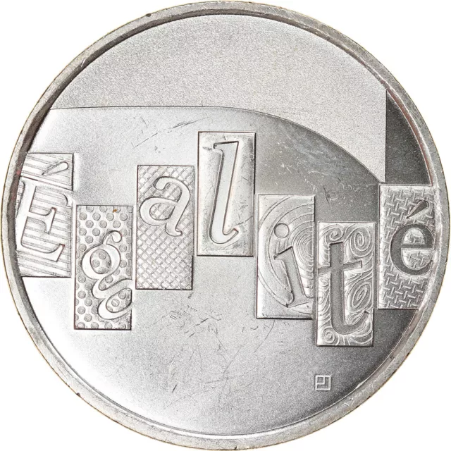 [#6528] France, 5 Euro, Egalité, 2013, MS, Silver, Gadoury:EU646