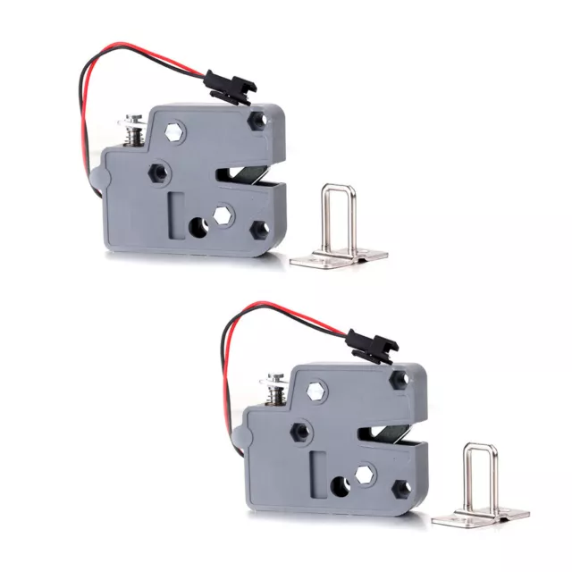 2x DC12V Elektromagnet Schloss Elektromagnetische Verriegelung Türriegel Schloss