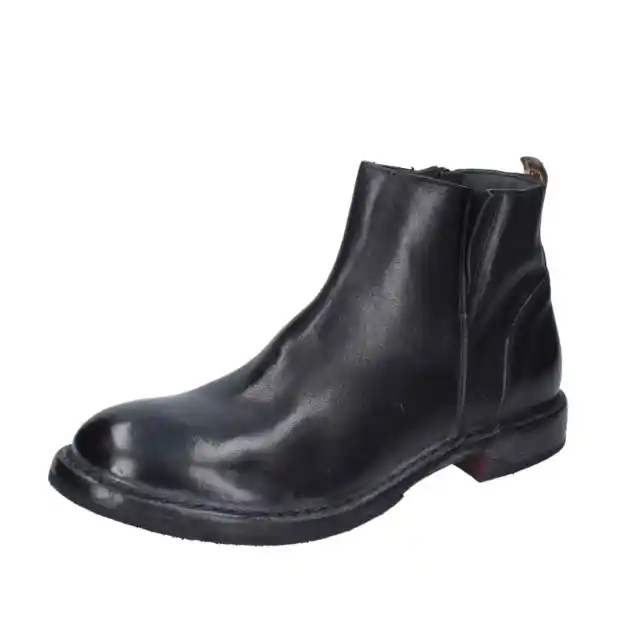 scarpe donna MOMA stivaletti nero pelle 70303C EY506