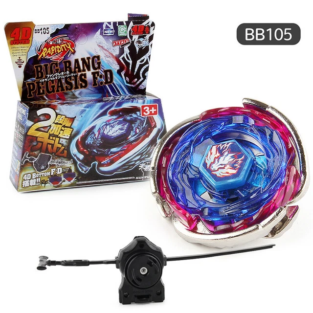 Beyblade 4D Gyro Arena Burst Master Fusion Big Bang Pegasus BB105 W/Launcher