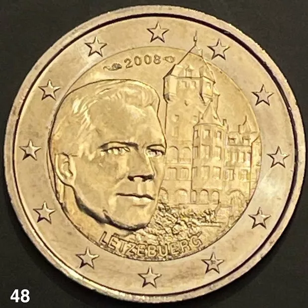 ★ 2008 Luxemburgo ★ 2 Euros Conmemorativa Gran Duque Y Castillo De Berg ★S/C★