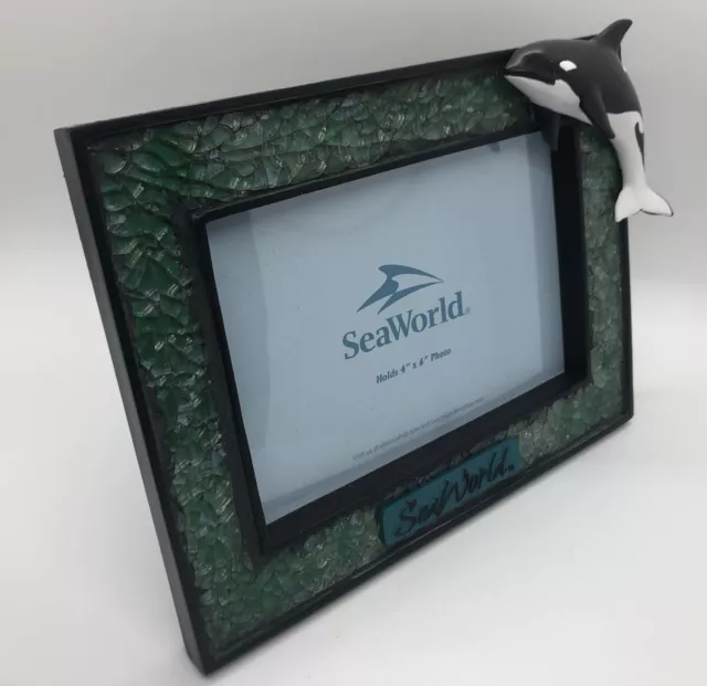 Sea World Picture Frame 3D Shamu Killer Whale Orca 4x6 Photo