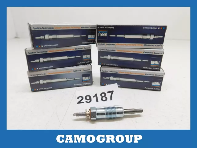 Stock 6 Pezzi Pieces Candelette Glow Plug Beru Ford Escort Fiesta Mondeo Sierra