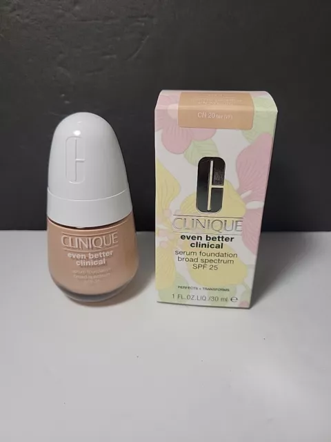 CLINIQUE Even Better Clinical Serum Foundation (SPF25)  CN 20 Fair NIB