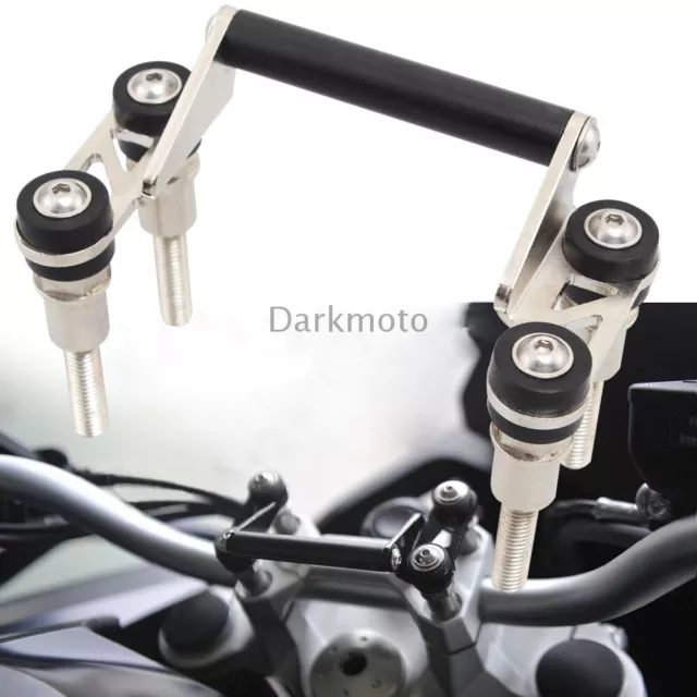 Silver GPS Phone Navigation Bracket Holder For BMW R1200RS R1200R F850GS F800GS
