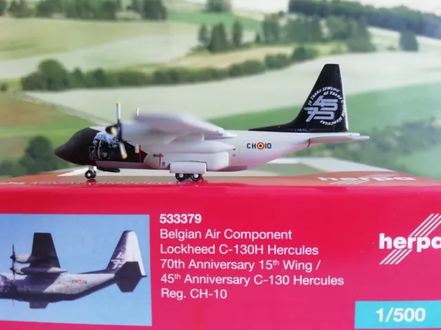 1:500 Herpa Wings  533379  Belgian Air Component Lockheed C_130H Hercules