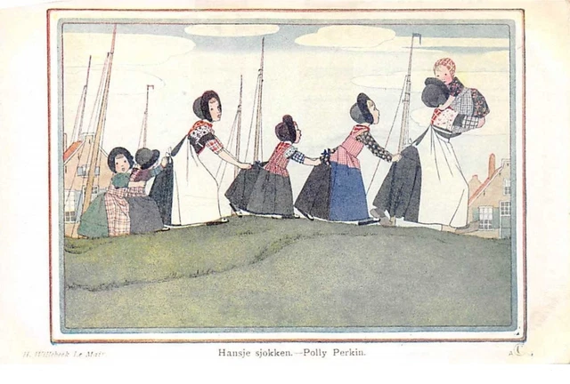 Illustrateur - n°61561 - H. W. Le Mair -Old dutch nursery Rhymes Hollandsche K
