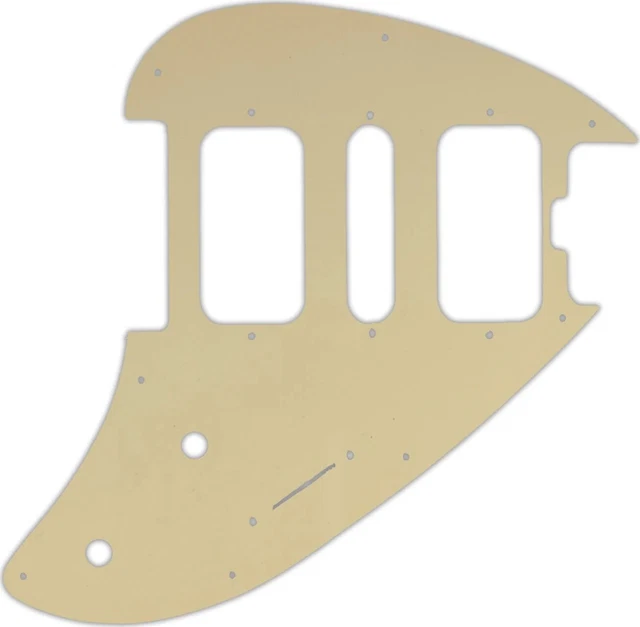WD Custom Pickguard For Music Man Silhouette #06B Cream/Black/Cream