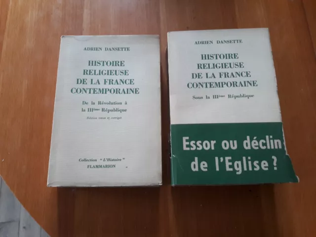 Histoire Religieuse De La France Contemporaine Religion/Christianisme/Eglise 270