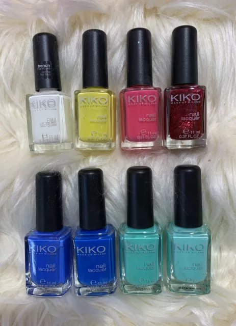 KIKO Milano Nail Lacquer Nagellack Paket Geschenk 8 Stück Set 8 x 11ml *neu* 🌈