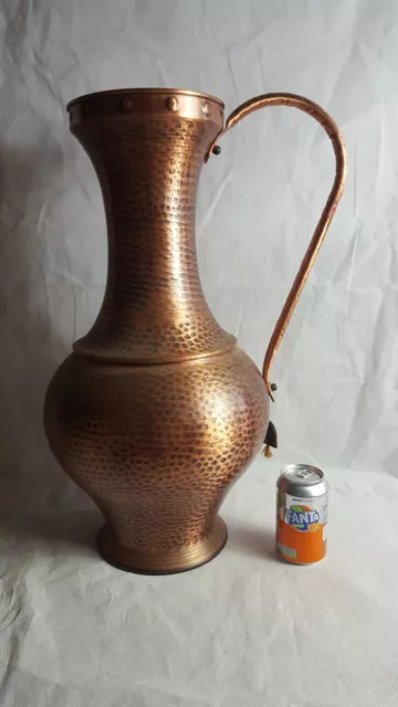 Beautiful Very Large German Copper Floor Vase