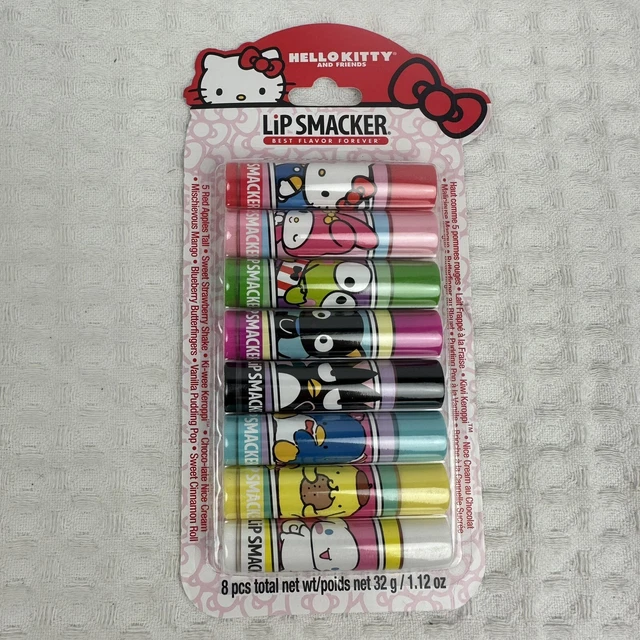Hello Kitty Lip Smacker Best Flavor Forever Lip Balm - 8 Piece Assorted