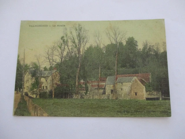 Cpa Val D'oise 95 Valmondois Le Moulin
