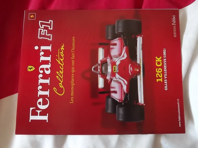 FERRARI F1 126ck № 27 Season (1981) Gilles Villeneuve - Con Vetrina - With Showc