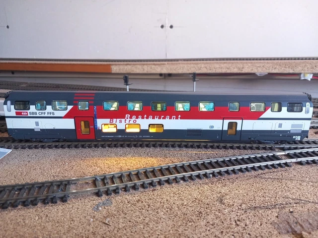 Voiture restaurant Roco SBB CFF FFS HO 45008 (neuf) (Neuf avec