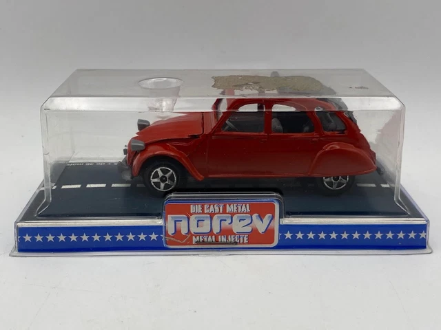 NOREV 2cv Commerciale Orange – 1/43 – Miniature En Boîte – Occasion