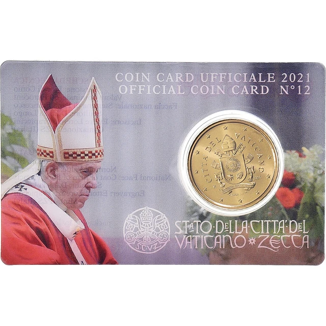 [#1147155] Cité du Vatican, 50 Euro Cent, 2021, Rome, Coin Card.n° 12 FDC, FDC,