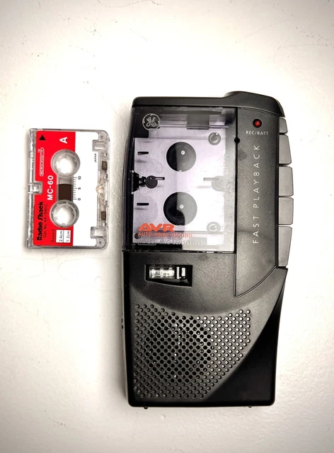 GE General Electric AVR 3-5380A Dictation Tape Recorder Fast Playback ~ Tested