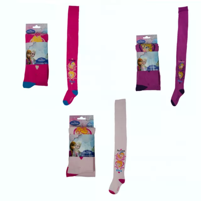 Disney Frozen Princess Anna Queen Elsa Tights Socks Girls Brand New Gift