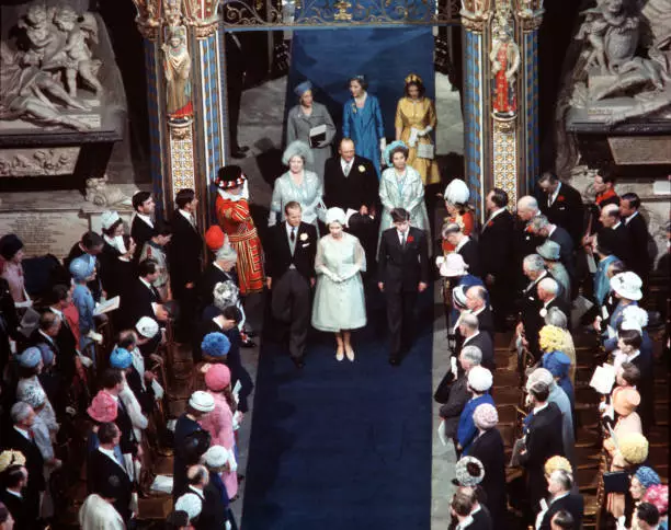 1963 Queen Elizabeth II with Prince Philip the Duke of Edinburgh a- Old Photo