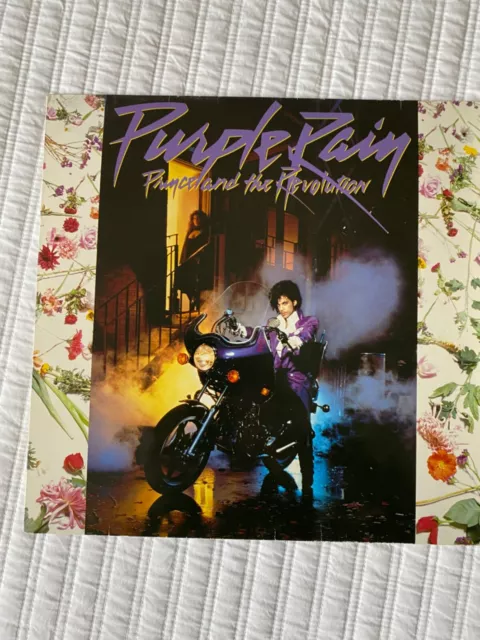 LP Prince - Purple Rain 1984 + Poster Top Zustand