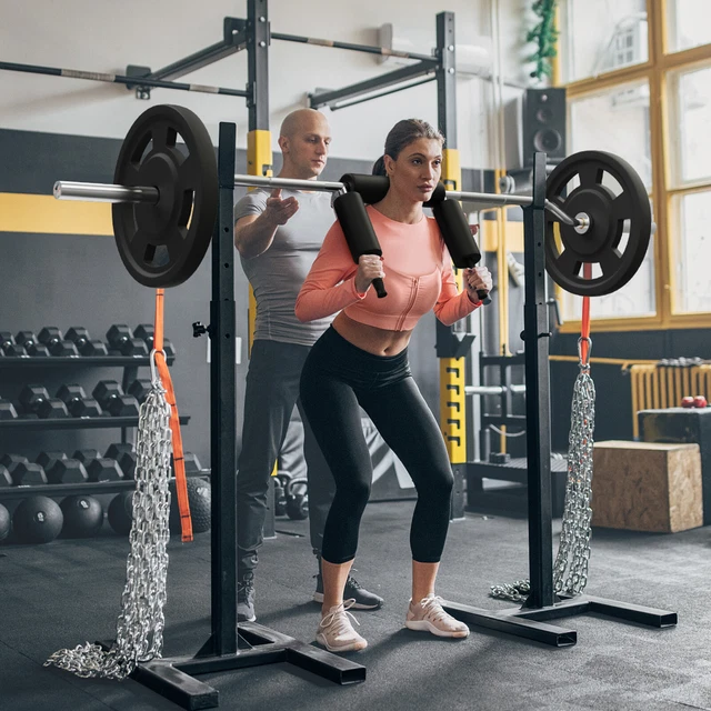 VEVOR SAFETY SQUAT Bar Fitness Squat Bar Attachment 700LB Weight Lifting 95.99 PicClick UK