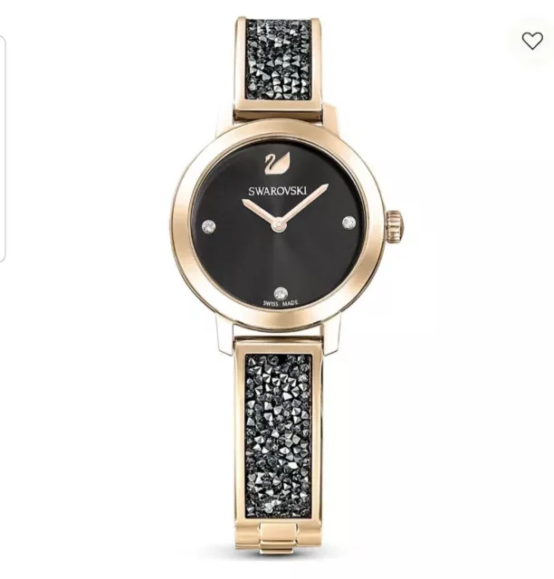 Genuine Swarovski Cosmic Rock Watch Black 5466205