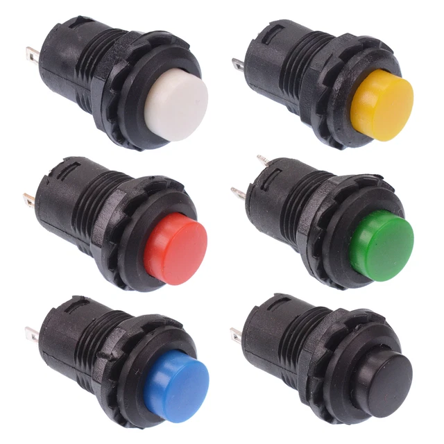ON/OFF LATCHING PUSH Button Switch Locking Car Dashboard Dash Boat 12V