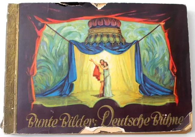 3019b GREILING Zigarette Bunte Bilder Deutsche Bühne Theater Oper 1934 Dresden