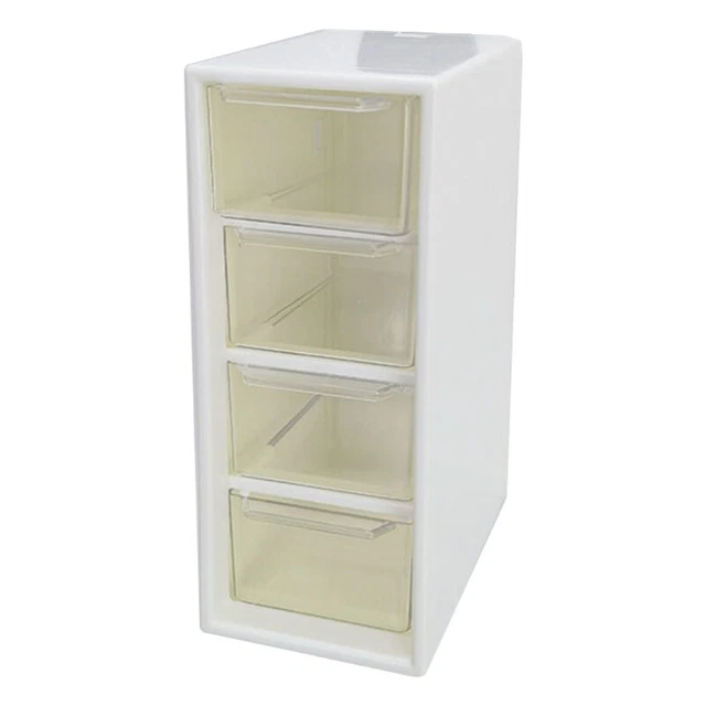 Portable Desktop Storage Box Wall-mounted Holder Drawer Four-grid Organizer Box
