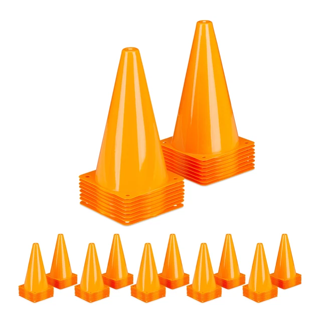 Lot De 12 Plots De Sport Empilables – Cônes Multicolores Pour Football, Roller, Entraînement