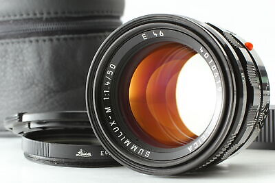 [RARE!! Millennium Black Paint MINT]  Leica Summilux-M 50mm f1.4 E46 From Japan