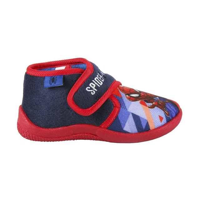 Hausschuhe für Kinder 3D Spiderman Rot Blau