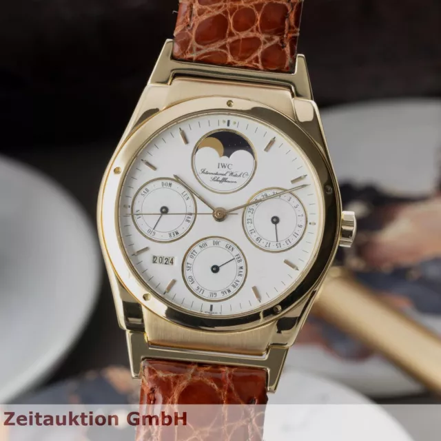 IWC Schaffhausen Ingenieur Perpetual Calendar Jumbo 18K Gold Automatik Ref. 9240