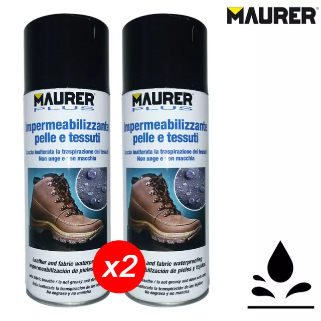 Spray Maurer imperméabilisant cuir et tissus 400 m