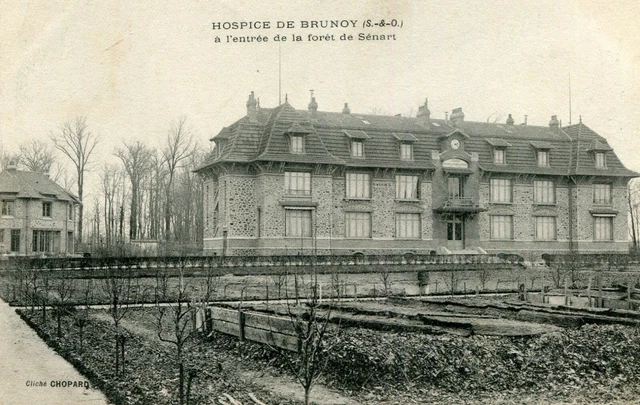 Carte Hospice de BRUNOY à l'entrée de la Forêt de Sénart