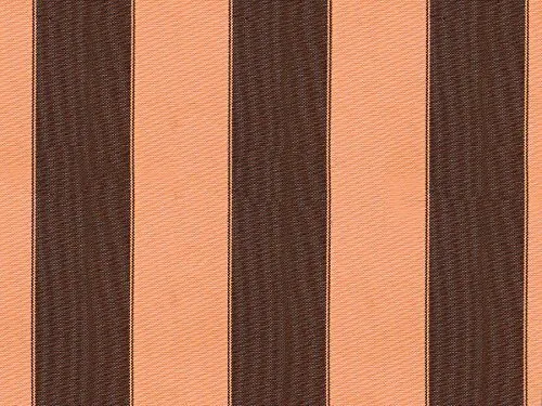Mybecca Stripe canvas Marine Fabric 600 Denier IndoorOutdoor BrownKhaki 1 Yard (
