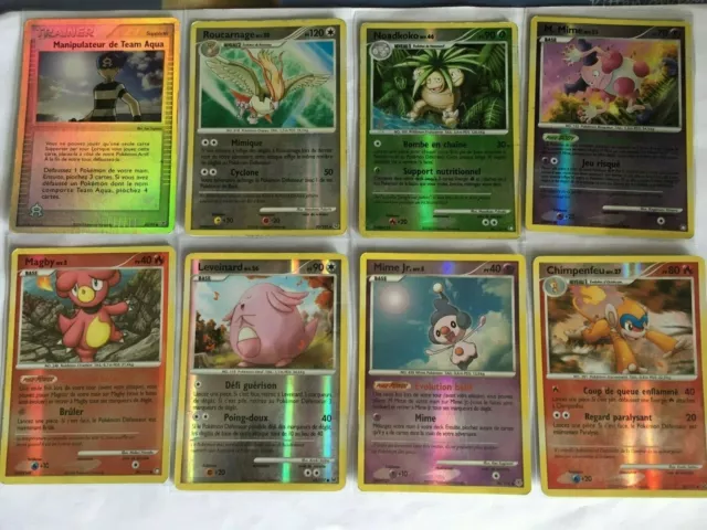 Lot 8 Cartes Pokemon Reverse Occasion Bloc Ex Et Diamand Et Perle Francais