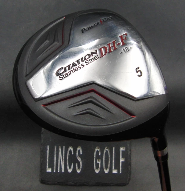 PowerBilt Citation DH-F 5 Wood Regular Graphite Shaft Black Grip PowerBilt Citation DH-F 5 Wood Regular Graphite Shaft Black Grip