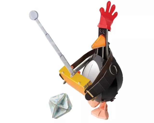 Wallace & Gromit Feathers McGraw, 'Build Your Own' - Cardboard Toy