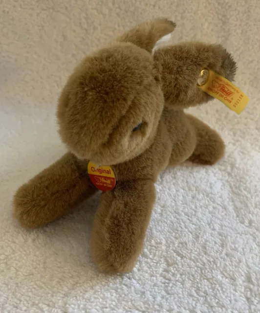 Steiff Running Baby Bunny Rabbit 5" Soft Mini Plush Toy Stuffed Animal 050138