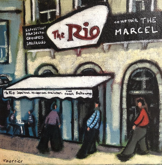 Tableau Peinture Sète Bistrot Concerts Tourrier