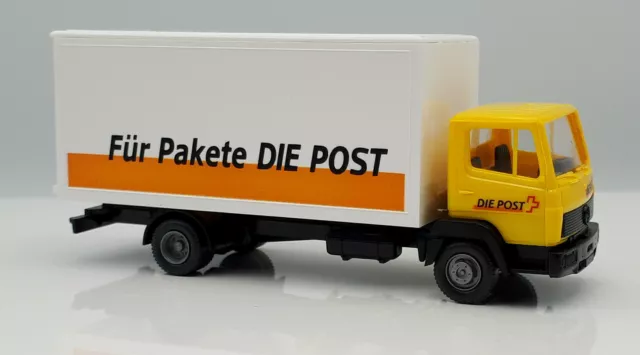 Wiking 1:87 Mercedes 814 PTT Schweizer Post "Für Pakete die Post" #CK11