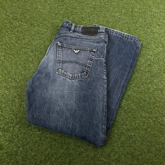 JEANS ARMANI J06 slim fit elasticizzati W36 L32 blu scuro GA da uomo AJ 8N6J06 EUR 18 86 PicClick IT