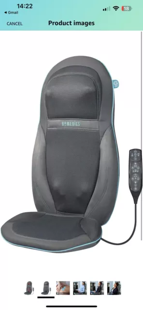 HoMedics Gel Back and Shoulder Massager