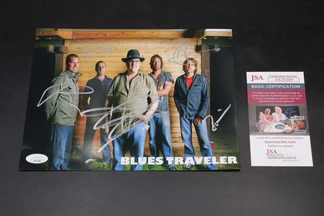 Blues Traveler Signed 8x10 Photo John Popper Autograph JSA COA D8617
