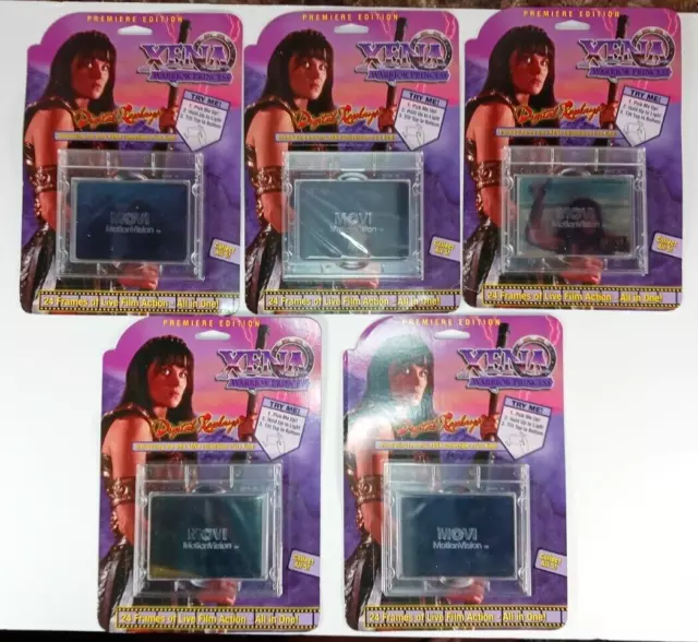 Full Set XENA Warrior Princess DIGITAL REPLAYS Complete ALL 5 CARDS MotionVision